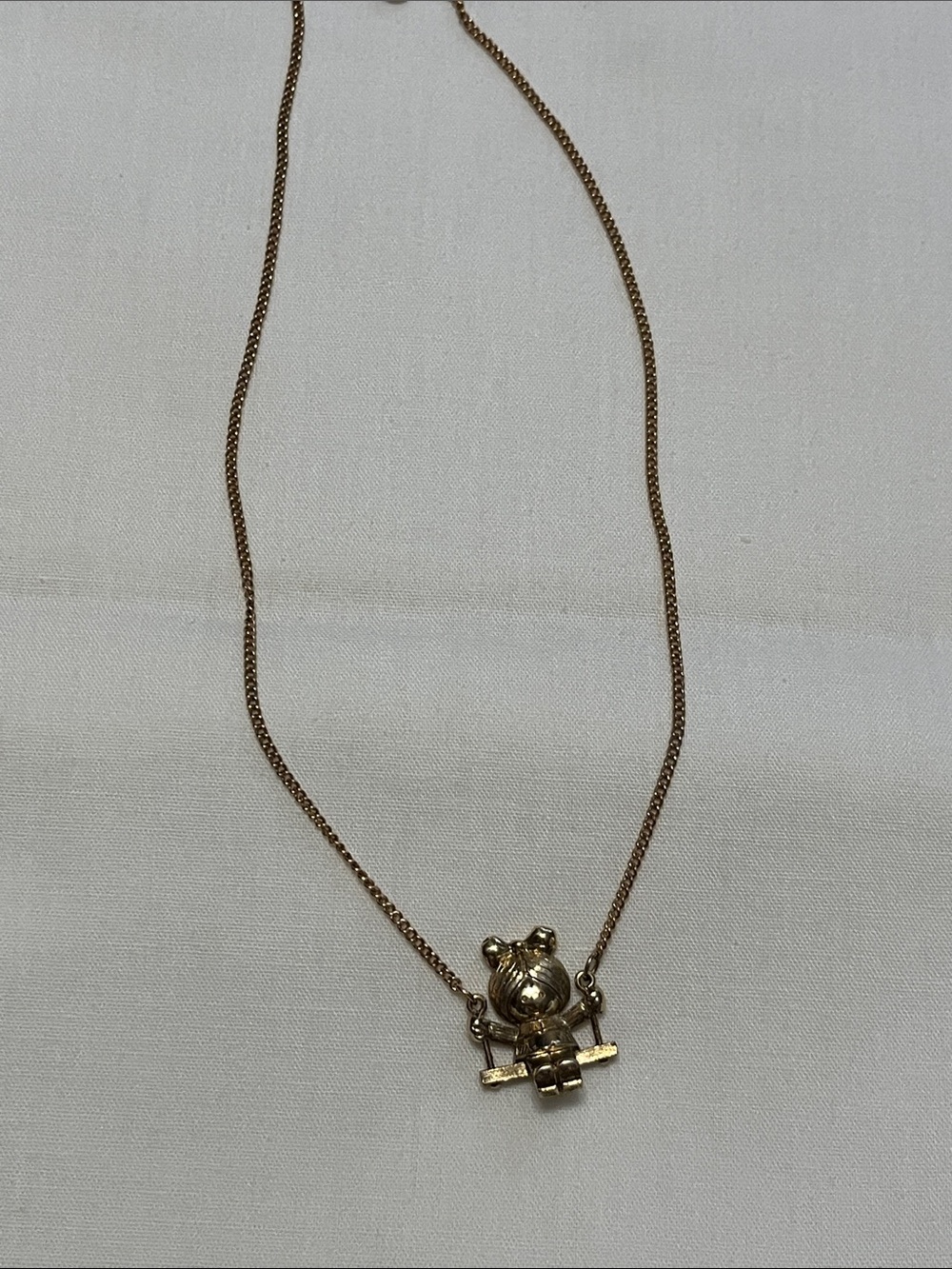Kids Gold Pendant Necklace - Cute Charm